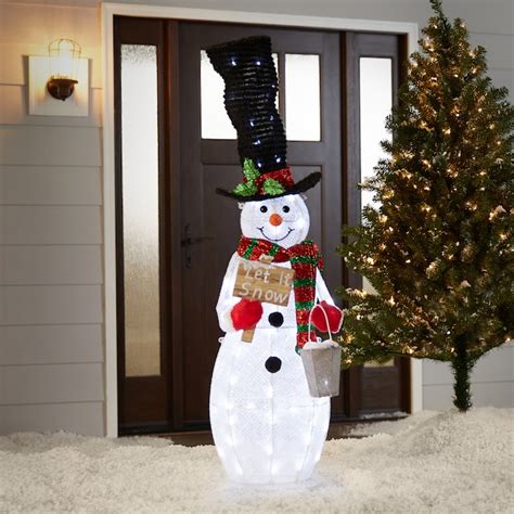 You'll also find more unexpected figures such as Christmas. . Lowes outdoor christmas decor
